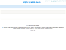 Tablet Screenshot of eight-guard.com